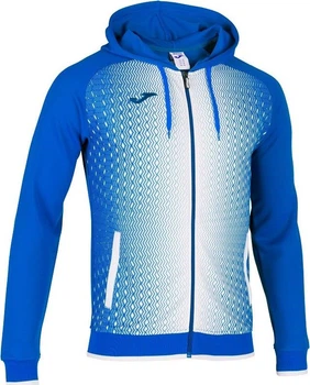 Олімпійка (мастерка) з капюшоном Joma SUPERNOVA синьо-біла 153-164 101285.702