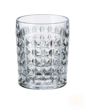 Cтакан для виски Bohemia Diamond 230мл прозрачный Чехия (2KE38-99T41-1123011)