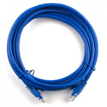 Патч-корд 3м, RJ-45, Cat.5e, CU, мідь, синій Ritar (PCR-CU/3Be/04280)