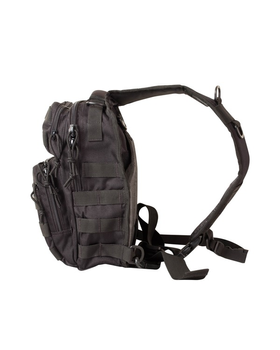 Рюкзак тактичний однолямковий KOMBAT UK Mini Molle Recon Shoulder Bag, чорний, 10л
