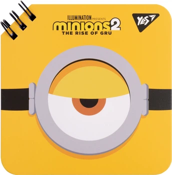 Блокнот YES Minions 110 х 110 80 аркушів Без лініювання (151754)