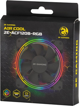 Система охолодження 2E Gaming Air Cool ACF120B-RGB, Black (2E-ACF120B-RGB)