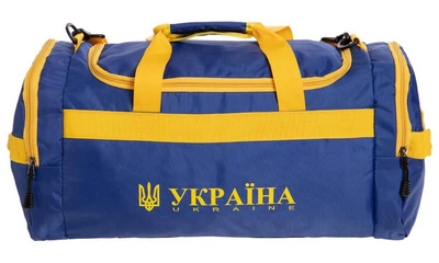 Сумка спортивна SP-Sport Україна 52х28 синьо-жовта GA-3-BLYL