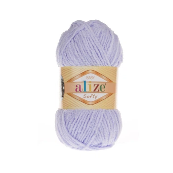 Пряжа Alize Softy 146 ніжний бузок