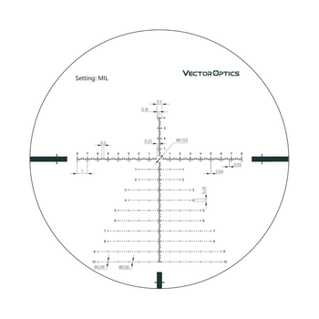 Приціл Vector Optics Continental 4-24x56 FFP сітка MBR з підсвічуванням (SCFF-40P)