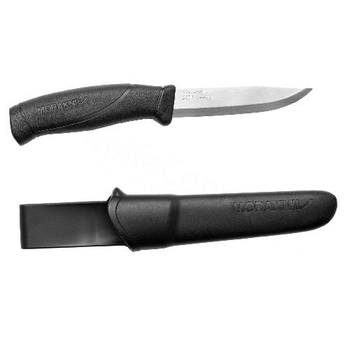 Ніж Morakniv Companion Black нержавіюча сталь колір чорний