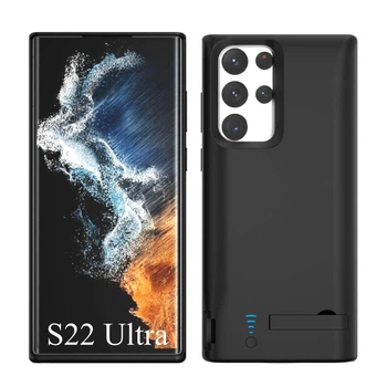 Чехол аккумулятор iBattery для Samsung S22 Ultra black 5000 mAh