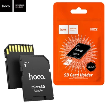 Переходник SD Hoco HB22 черный