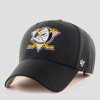 Кепка 47 Brand Nhl Anaheim Duck H-MVP25WBV-BKI One Size Черная (194602063638)
