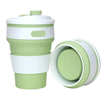 Складана силіконова склянка Collapsible Coffe Cup 350 ml (R 30043)