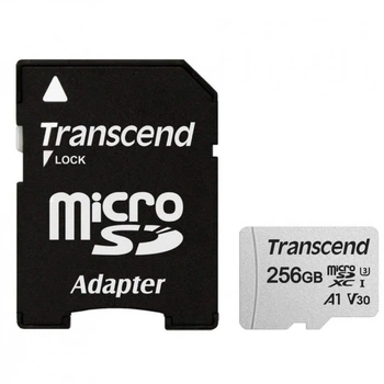 Карта памяти Transcend 256GB microSDXC class 10 UHS-I (TS256GUSD300S-A) (160205)