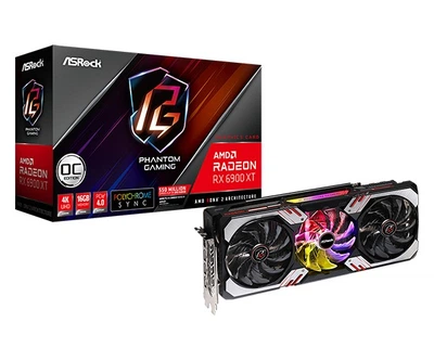 Видеокарта AMD ASROCK Radeon RX 6900 XT Phantom Gaming D 16G OC (RX6900XT PGD 16GO)