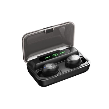 Bluetooth стерео навушники-гарнітура Remax TWS-43, Black