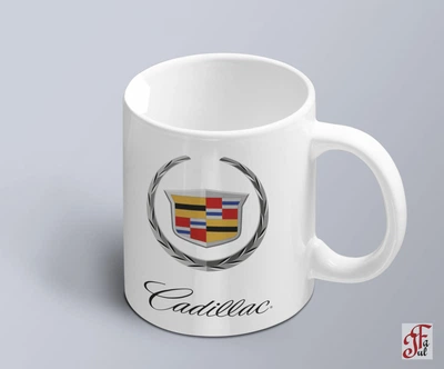 Чашка з принтом авто логотип Cadillac (02010102030)
