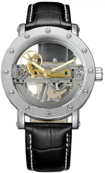 Мужские часы Forsining Air Silver