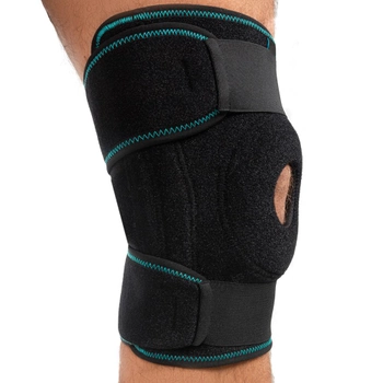 Бандаж на коліно VIZOR, нероз’ємний, силіконове кільце, 2 ребра жорсткості, стандартний (603)