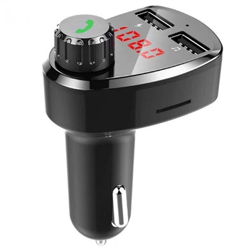 Модулятор автомобильный FM с Bluetooth UKC ART G13 BT Черный