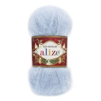 Пряжа Alize Kid Royal 50 183-Светло-голубой