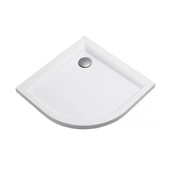 Поддон для душевой кабины KOLO Pacyfik 90x90x15см полукруглый акриловый без сифона белый XBN0790000