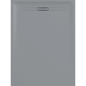 Піддон для душової кабіни GEBERIT Sestra 80x120x4см прямокутний із штучного каменю без сифону сірий 550.264.00.2