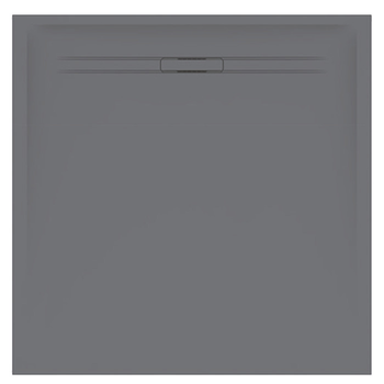 Поддон для душевой кабины GEBERIT Sestra 90x90x4см квадратный из искусственного камня без сифона серый 550.270.00.2