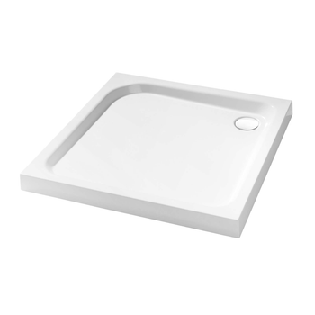 Поддон для душевой кабины HUPPE Verano 90x90x8см квадратный из искусственного камня без сифона белый 235011.055