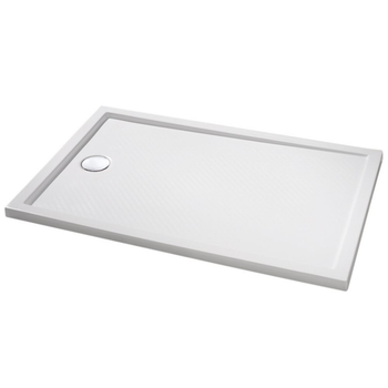 Поддон для душевой кабины HUPPE Purano 90x120x4см прямоугольный из искусственного камня без сифона белый 202158.055