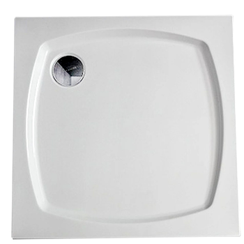 Поддон для душевой кабины HUPPE Streamline 80x80x5.4см квадратный акриловый без сифона белый 250101.055