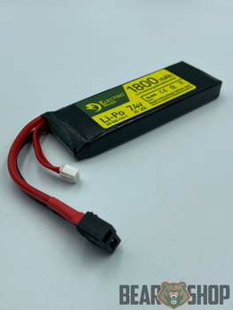 Аккумулятор LiPo 7,4V 1800mAh 20/40C T-connect ,DEANS,ElectroRiver