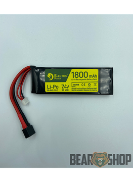 Аккумулятор LiPo 7,4V 1800mAh 20/40C T-connect ,DEANS,ElectroRiver