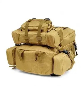 Тактический рюкзак для выживания 4 в 1 50 л Олива