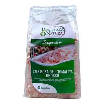 Соль PUREDZA NATURA гимамалайсякая Розовая крупная Sale Rossa Himalai Grosso 1000г
