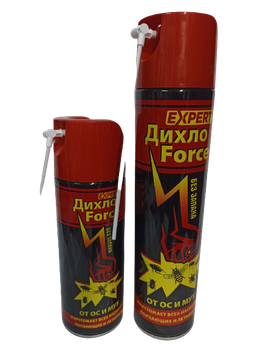 Комплект универсальных инсектицидных средств аэрозоль «Дихло Force Expert» 400+600 мл/компл. Lider Kosmetik