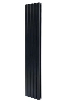 Дизайнерский вертикальный радиатор отопления ARTTIDESIGN Livorno II 5/2200/340/50 чёрный матовый LV II.5.220.34.5.B