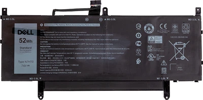 Акумулятор для ноутбуків Dell Latitude 9510 (N7HT0) 7.6 V 6500 mAh original (NB441693)
