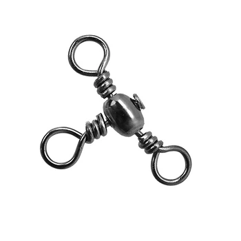 Вертлюг потрійний Black Sams Fish SF23991-4 №4 30кг 5шт/наб