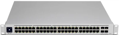 Комутатор Ubiquiti UniFi Switch PRO 48 PoE Gen2 (USW-PRO-48-POE) (40xGE PoE+, 8хGE PoE++, 4xSFP+, L3, 802.3bt/at/af, 600W max)