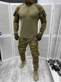 Мужской армейский костюм мультикам для ВСУ (ЗСУ) Tactical тактическая форма убакс и брюки Турция M 7282 (SKU_4363149)