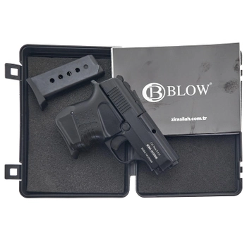 Стартовый холостой пистолет Blow Mini 9 с дополнительным магазином