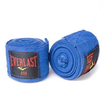 Боксерские бинты 4 м Everlast Синий MEV-8454