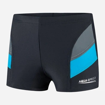 Подростковые плавки-шорты Aqua Speed Andy 349-32 146 см Серый/Синий (5908217664396)