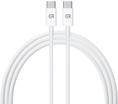 Кабель ArmorStandart ABMM093 USB-C to USB-C Cable 1 м White (ARM63471)