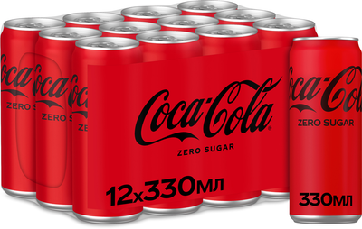 Coca Cola Zero 330ml, 5449000131805