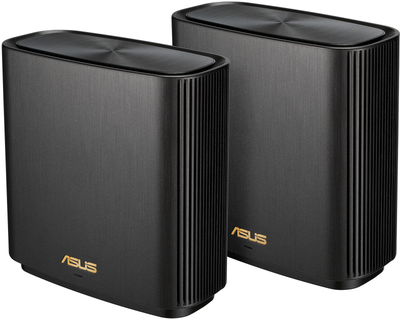 Маршрутизатор Asus ZenWiFi XT8 2PK Black MESH система WiFi6 / AX6600 / 2.5Гбіт/с / USB 3G/4G / Для розумного будинку
