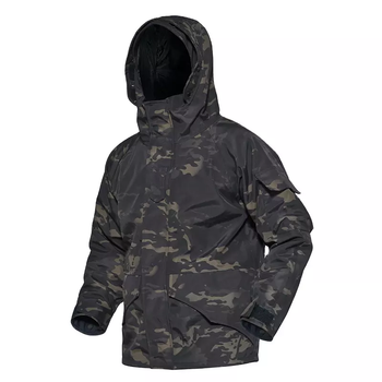Куртка тактична зимова з флісовою підкладкою мультикам темний L