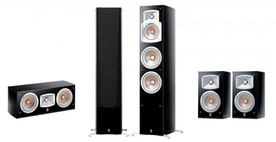 Комплект акустики 5.0 Yamaha SET NS-555 (NS-555/NS-333/NS-C444) Piano Black