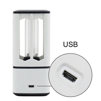 Портативная 2-в-1 ультрафиолетовая уф лампа + озоновая лампа Doctor-101 на аккумуляторе с USB для дома и автомобиля. Бактерицидная лампа