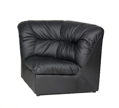 Угловая секция модульного дивана Премьера Плаза Угол 860х860х890 Fly Soft-2230 черный