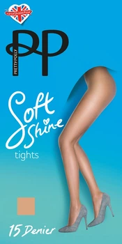 Колготки Pretty Polly SoftShine 15D PNAC20 S/M Barely Black (5010185963897)