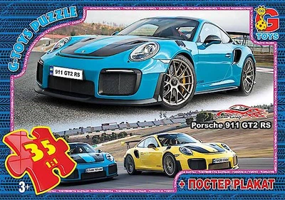 Пазли "Dream Garage" (Porsche 911 GT2), 35 елементів G-Toys (FW755)